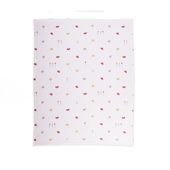 Κουβέρτα Κούνιας Nef-Nef Lady Bug Ecru 110x150