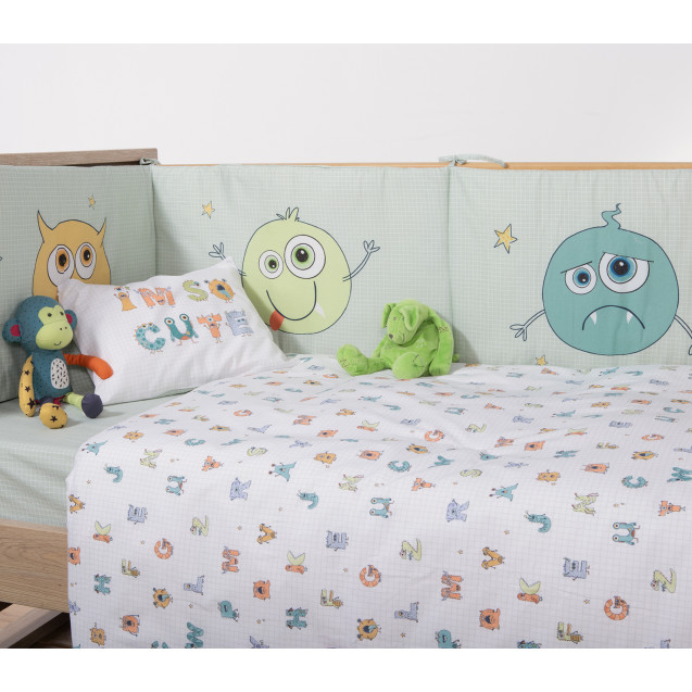 Σετ Σεντόνια Κούνιας 3 Τεμαχίων Nef-Nef...