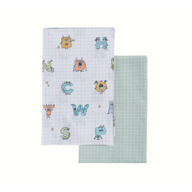 Σετ Σεντόνια Λίκνου 2 Τεμαχίων Nef-Nef Alphabet...