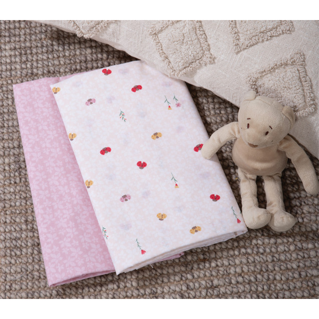 Σετ Σεντόνια Λίκνου 2 Τεμαχίων Nef-Nef Lady Bug...