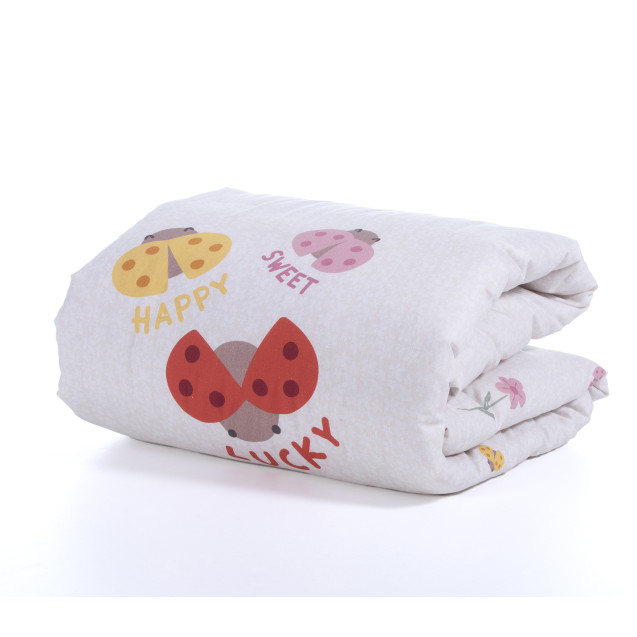Βρεφικό Κουβερλί Nef-Nef Lady Bug Ecru 110x140