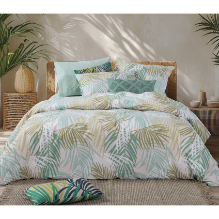 Σετ Σεντόνια King Size με Λάστιχο 4 Τεμαχίων Nef-Nef Amazon Green 180x200+35