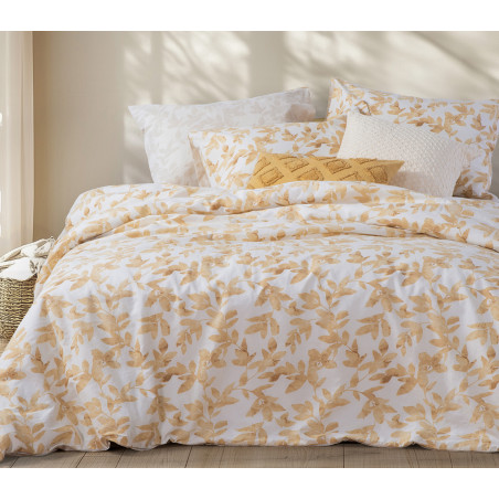 Σετ Σεντόνια King Size με Λάστιχο 4 Τεμαχίων Nef-Nef Sencil Gold 180x200+35