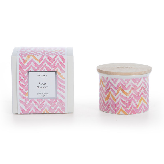 Αρωματικό Κερί Nef-Nef Rose Blossoms Rose 200gr