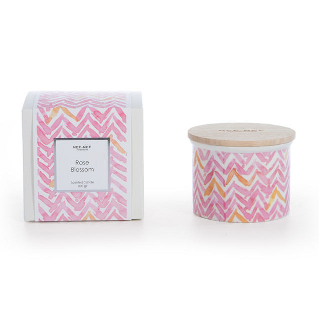 Αρωματικό Κερί Nef-Nef Rose Blossoms Rose 200gr