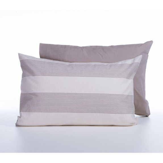 Μαξιλαροθήκη Nef-Nef Casual Stripe Ecru 52x72