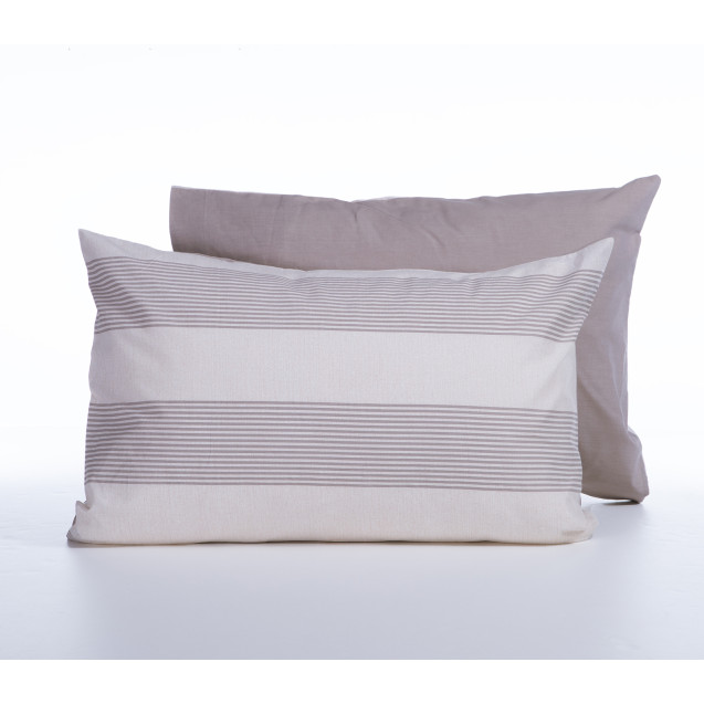 Μαξιλαροθήκη Nef-Nef Casual Stripe Ecru 52x72