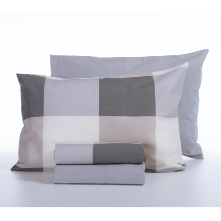 Σετ Σεντόνια Διπλά 4 Τεμαχίων Nef-Nef Casual Check Denim 200x270