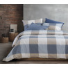 Σετ Σεντόνια King Size με Λάστιχο 4 Τεμαχίων Nef-Nef Casual Check Denim 180x200+32