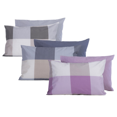 Μαξιλαροθήκη Nef-Nef Casual Check Grey 52x72