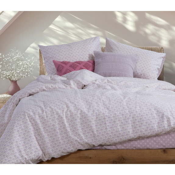 Σετ Σεντόνια Μονά 3 Τεμαχίων Nef-Nef Keylan Mauve 170x270