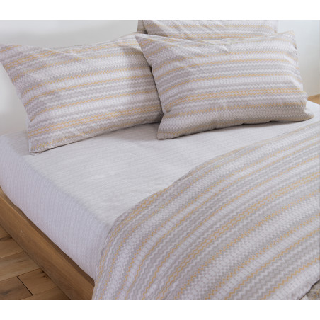 Σετ Σεντόνια Μονά 3 Τεμαχίων Nef-Nef Quantro Beige 170x270