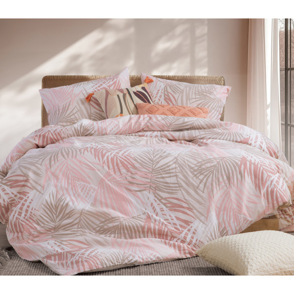 Σετ Σεντόνια Διπλά 4 Τεμαχίων Nef-Nef Amazon Peach 200x270