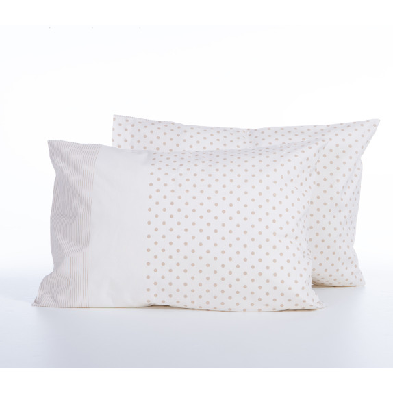 Μαξιλαροθήκη Nef-Nef Donter Beige 52x72