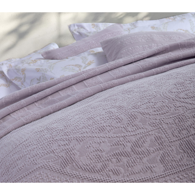 Κουβέρτα Υπέρδιπλη Nef-Nef  Nantia Mauve 230x250