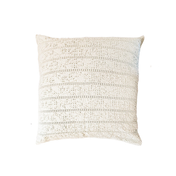 Μαξιλαροθήκη Διακόσμησης Nef-Nef Starige White 50x50