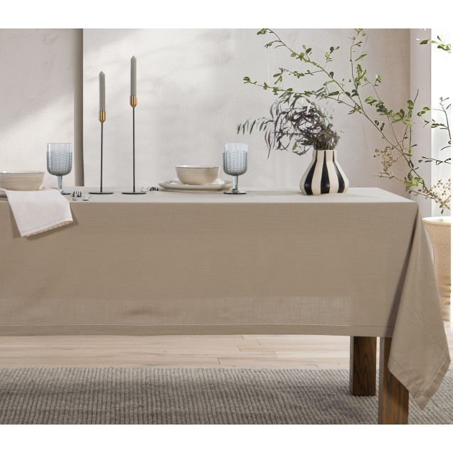 Τραπεζομάντηλο Nef-Nef Steady Beige 150x180
