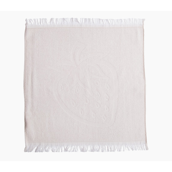 Ποτηρόπανο Nef-Nef Sweet Strawberry Ecru 50x50