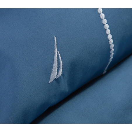 Σετ Σεντόνια Διπλά 4 Τεμαχίων Nef-Nef Nau Wave Solid Blue 200x280