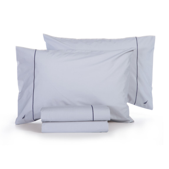 Σετ Σεντόνια King Size 4 Τεμαχίων Nef-Nef Nau Wave Solid...