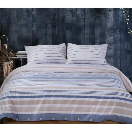 Σετ Σεντόνια King Size 4 Τεμαχίων Nef-Nef Nau Ocean Denim 280x270