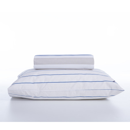 Σετ Παπλωματοθήκη Υπέρδιπλη 3 Τεμαχίων Nef-Nef Nau Ocean Denim 240x220