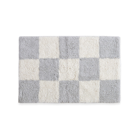 Ταπέτο Μπάνιου Nef-Nef Chess L.Grey 50x80