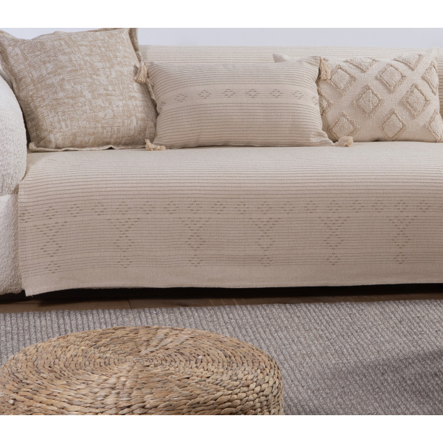 Ριχτάρι Τετραθέσιου Nef-Nef Resan Beige 180x350