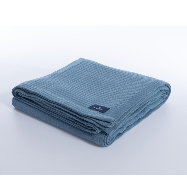 Κουβέρτα Πικέ Υπέρδιπλη Nef-Nef  Nau Navy Blue...