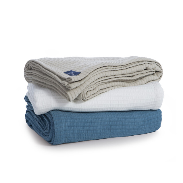 Κουβέρτα Πικέ Υπέρδιπλη Nef-Nef  Nau Navy Blue...