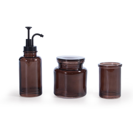 Δοχείο Κρεμοσάπουνου Nef-Nef Latte Black 7x21