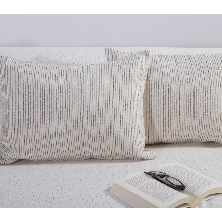 Μαξιλάρι Διακόσμησης Nef-Nef Malta 25 Ecru/Black 40x55