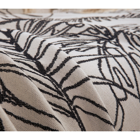 Ριχτάρι Πολυθρόνας Nef-Nef Grow Deco Ecru/Black 130x170