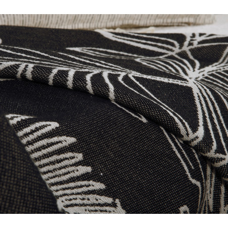 Ριχτάρι Πολυθρόνας Nef-Nef Grow Deco Ecru/Black 130x170