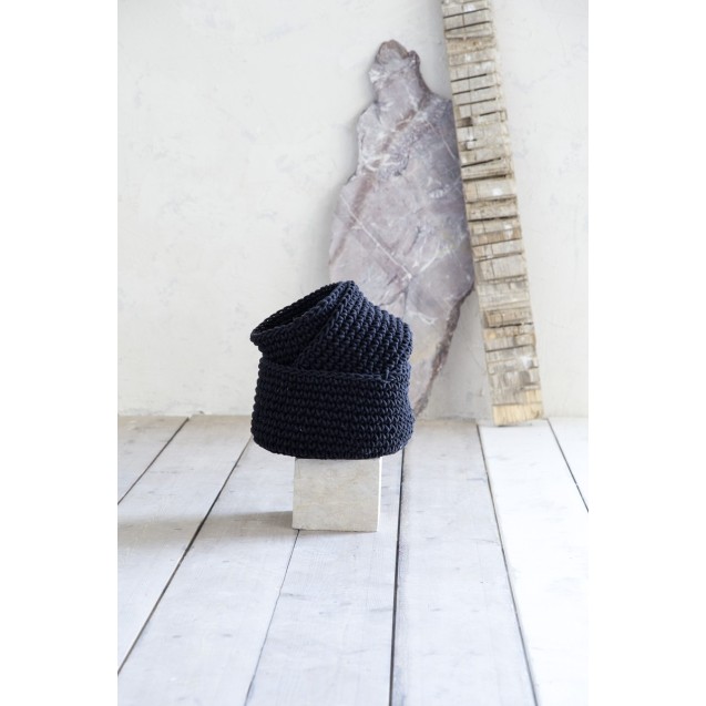 Καλάθι Nima Panier Black 28x15