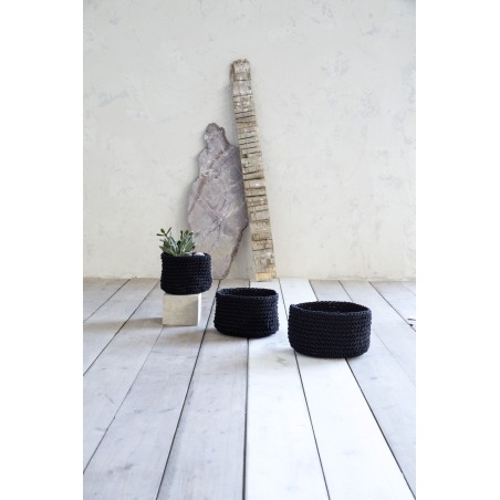 Καλάθι Nima Panier Black 28x15