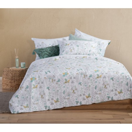  Σετ Σεντόνια Υπέρδιπλα Nef-Nef Με Λάστιχο Spring Mood Mint 160x200+35
